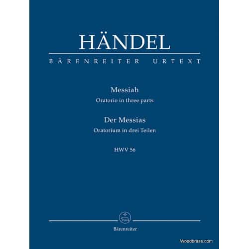 HANDEL G. F. - MESSIAH ( DER MESSIAS) HWV 56 - CONDUCTEUR DE POCHE