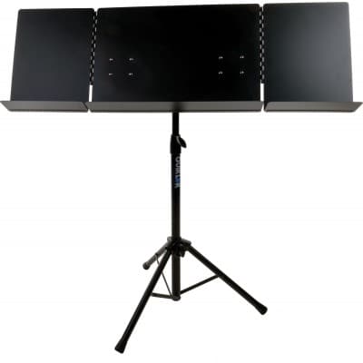  MS320 ORCHESTRA STAND 3 PAGES BLACK