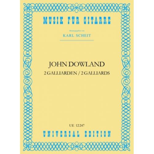 DOWLAND JOHN - 2 GAILLARDES