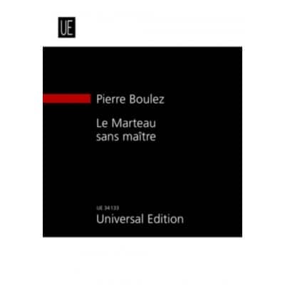 BOULEZ P. - LE MARTEAU SANS MAITRE - CONDUCTEUR 