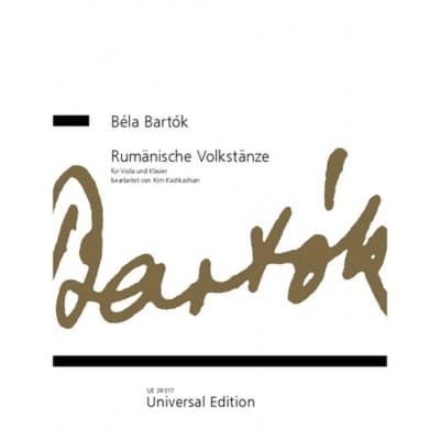 BARTOK BELA - DANSES ROUMAINES - ALTO & PIANO