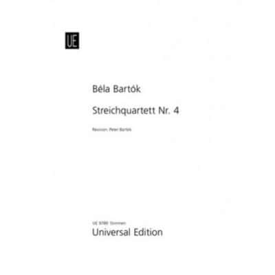 BARTOK BELA - STRING QUARTET N°4 - PARTIES