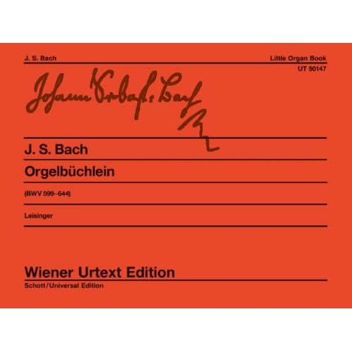 BACH J.S. - LITTLE ORGAN BOOK BWV 599-644 - ORGAN