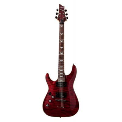 SCHECTER OMEN EXTREME LH BLACK CHERRY