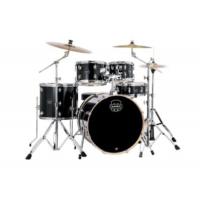 MAPEX VENUS STAGE 22 BLACK GALAXY SPARKLE + B400 + T-SHIRT