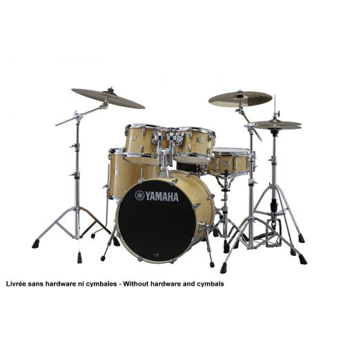 YAMAHA STAGE CUSTOM BIRCH NATURAL WOOD + PACK HARDWARE HW780