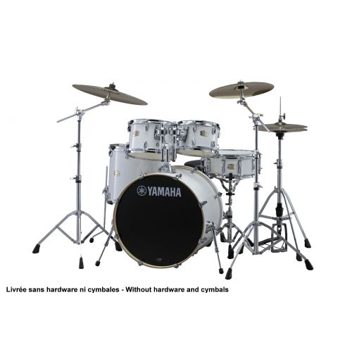 YAMAHA STAGE CUSTOM BIRCH STAGE 22 PURE WHITE (SANS HARDWARE)