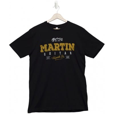 MARTIN & CO TEE-SHIRT, AUTHENTIC,BLACK,L