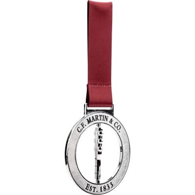 MARTIN & CO DÉCORATION / MÉDAILLE ARGENT ET RUBAN ROUGE