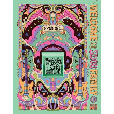 ERNIE BALL POSTER ERNIE BALL SLINKY 2022 FORMAT A0 HYPER