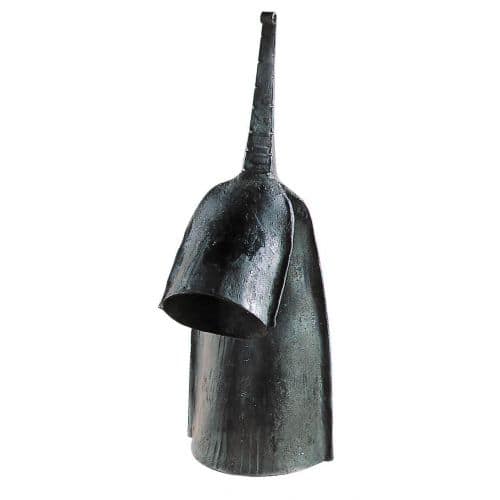 YOMAN MCL002 - AFRICAN AGOGO BELL DOUBLE - IRON - HT 10 CM