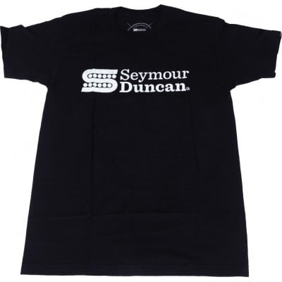 SEYMOUR DUNCAN TSLOGO-BK-L TEXTILE TEE-SHIRTS T-SHIRT LOGO NOIR LARGE