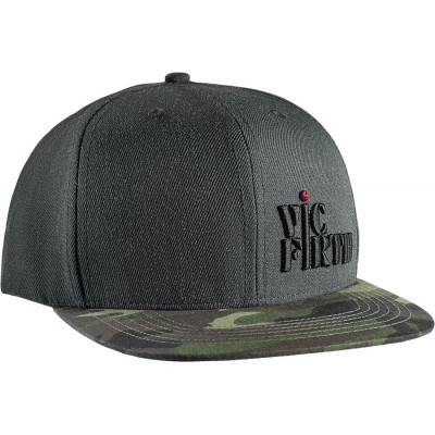 VIC FIRTH GRAY CAMO 6 PANEL SNAPBACK HAT