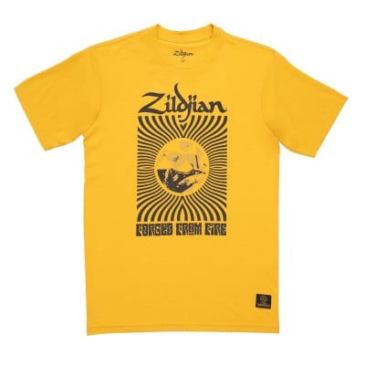 ZILDJIAN ACCESSORIES T-SHIRT SIZE S LOGO « 60S ROCK » - ZAT0081-LE