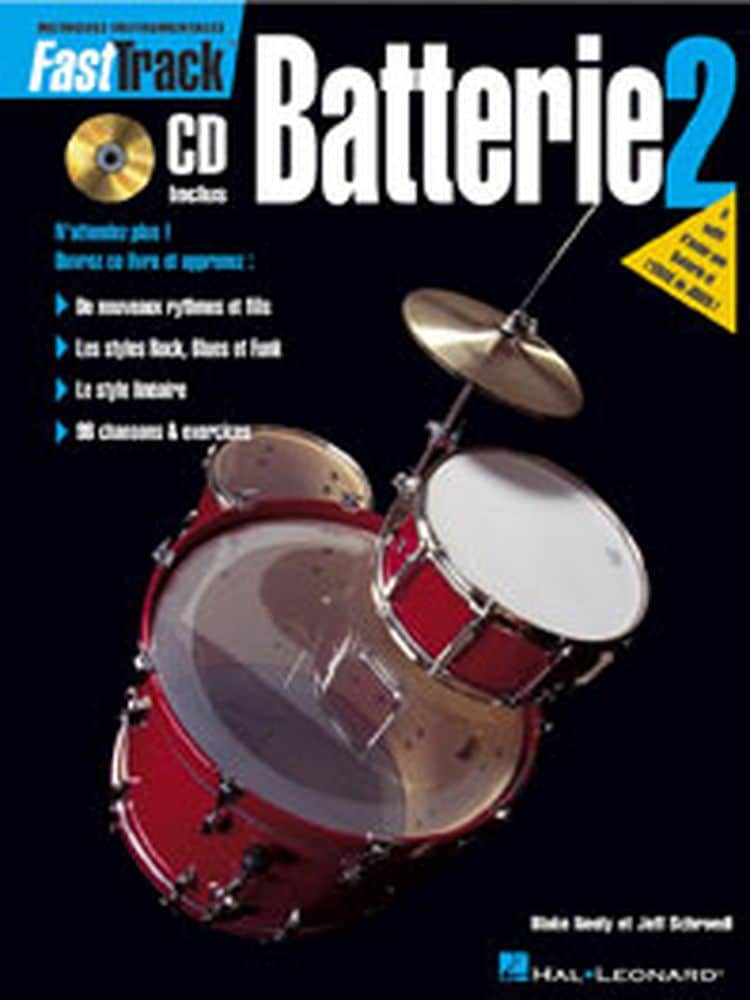 HAL LEONARD FAST TRACK BATTERIE VOL.2 + CD