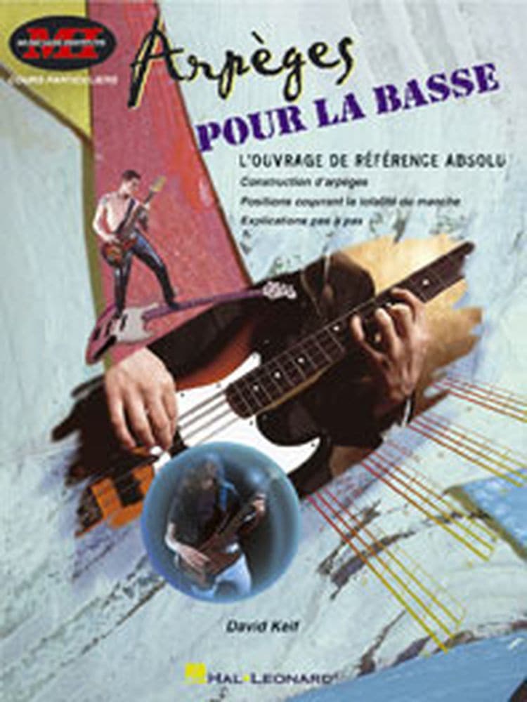 HAL LEONARD KEIF D. - ARPEGES POUR LA BASSE