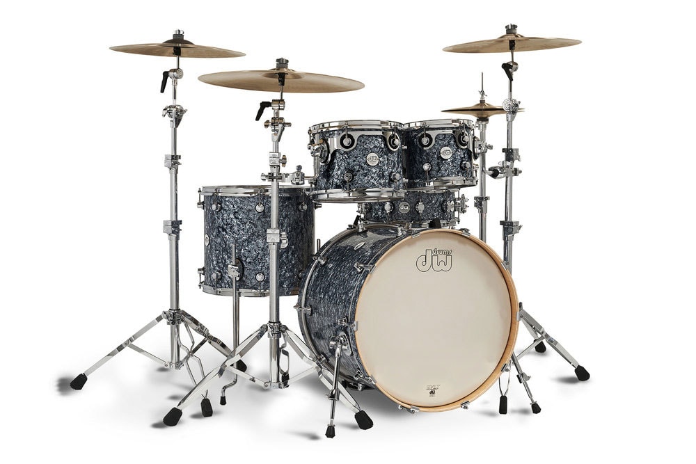 DW DRUM WORKSHOP STAGE 22 DESIGN SILVER SLATE MARINE