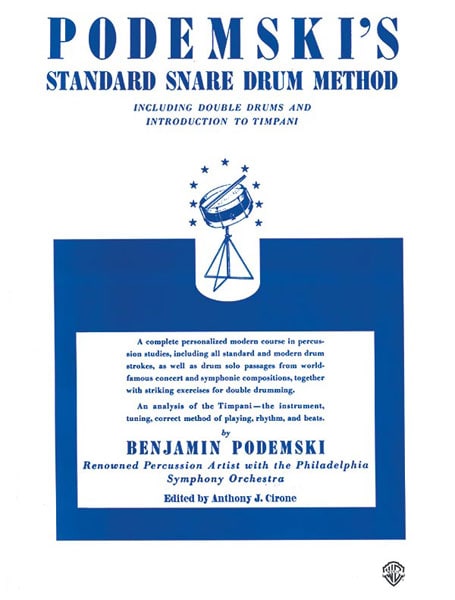 ALFRED PUBLISHING PODEMSKI B. - PODEMSKI'S STANDARD SNARE DRUM METHOD - DRUM