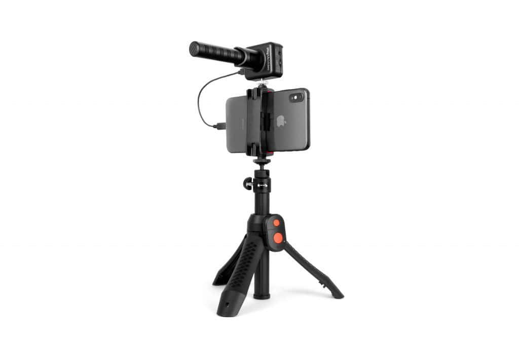 IK MULTIMEDIA IRIG MIC VIDEO + STAND IKLIP GRIP PRO