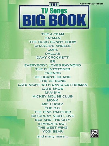 ALFRED PUBLISHING BIG BOOK: TV SONGS - PVG