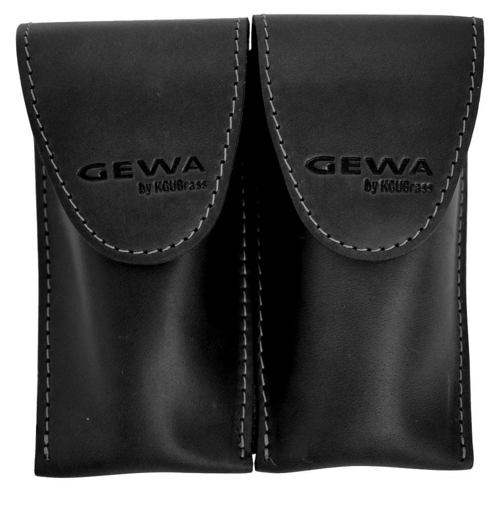 GEWA ETUI POUR EMBOUCHURES BUGLE CRAZY HORSE DOUBLE BLACK 