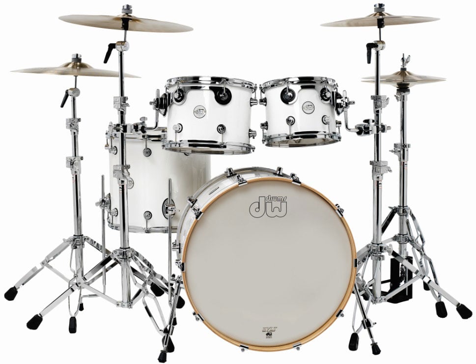 DW DRUM WORKSHOP DW DESIGN 22 STAGE 4 FUTS WHITE GLOSS 