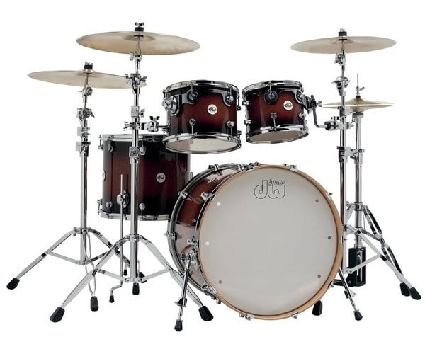 DW DRUM WORKSHOP DW DESIGN STAGE 22 4 FUTS TOBACCO BURST