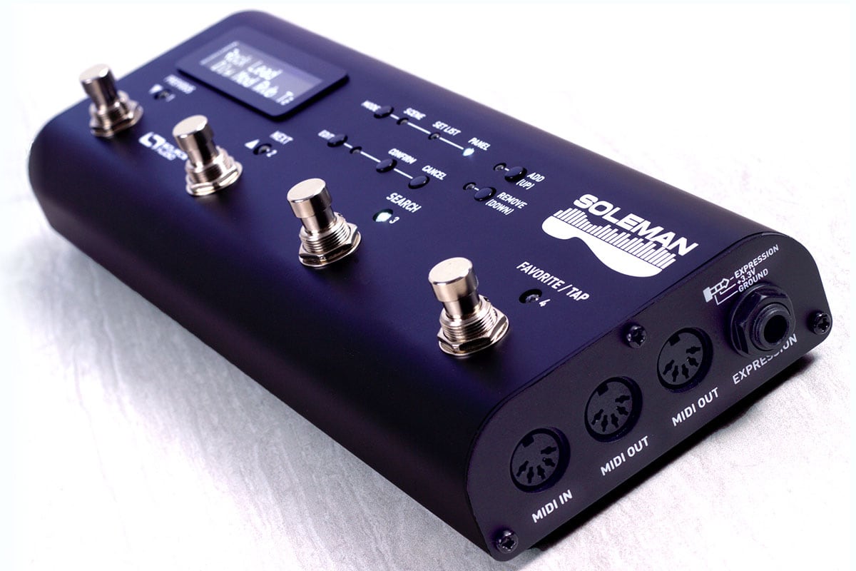 SOURCE AUDIO SOLEMAN MIDI FOOT CONTROLLER SA165 CONTROLEUR MIDI