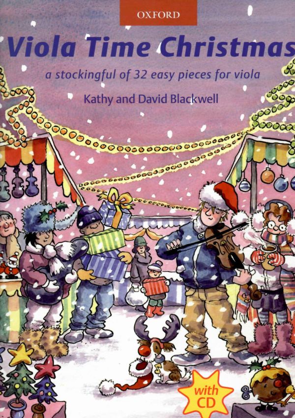 OXFORD UNIVERSITY PRESS BLACKWELL KATHY & DAVID - VIOLA TIME CHRISTMAS + CD - ALTO 