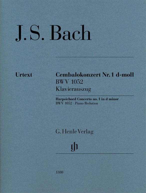 HENLE VERLAG BACH J.S. - CONCERTO POUR CLAVECIN N°1 BWV 1052 - REDUCTION PIANO 