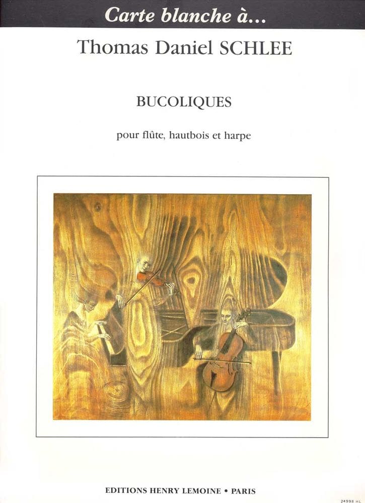 LEMOINE SCHLEE - BUCOLIQUES - FLÛTE, HAUTBOIS ET HARPE