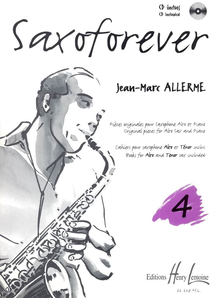 LEMOINE ALLERME JEAN-MARC - SAXOFOREVER VOL.4 + CD