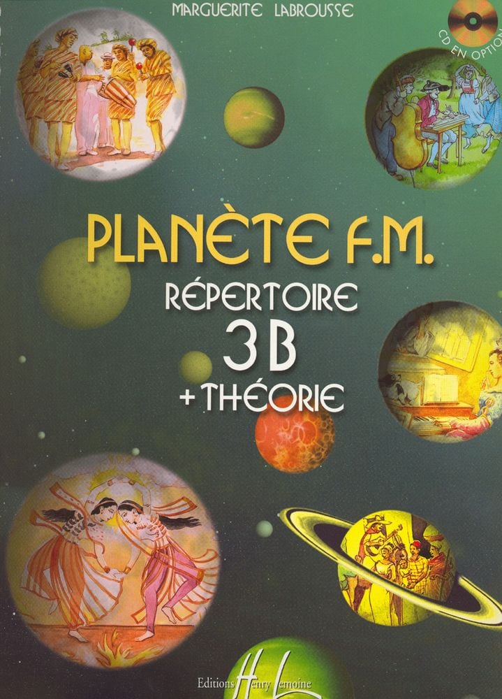 LEMOINE LABROUSSE MARGUERITE - PLANETE F.M. VOL.3B - REPERTOIRE ET THEORIE