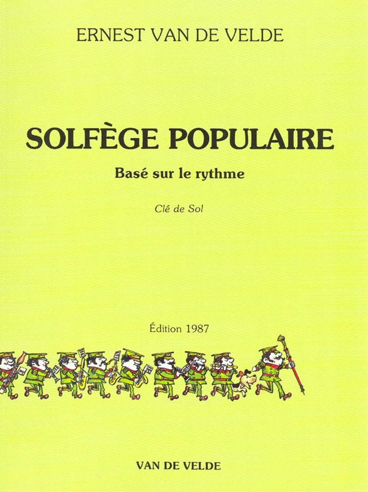 VAN DE VELDE VAN DE VELDE ERNEST - SOLFEGE POPULAIRE - CLE DE SOL