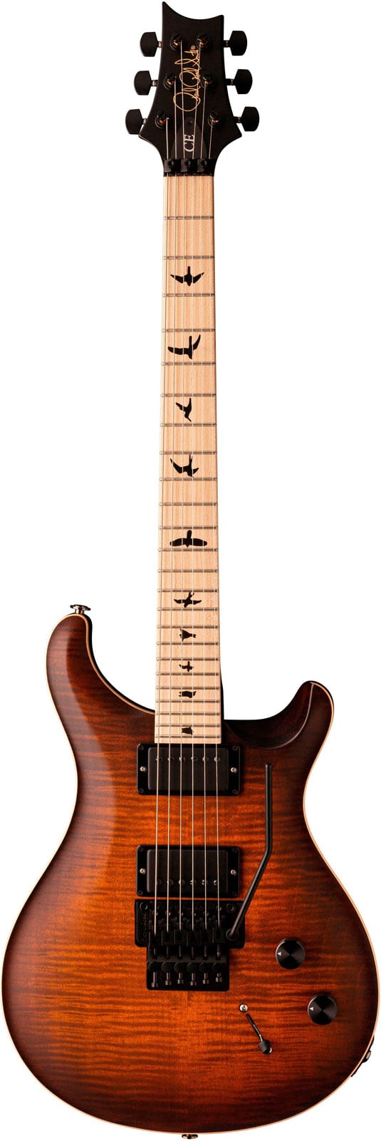 PRS - PAUL REED SMITH DUSTY WARING CE24 FLOYD BURNT AMBER SMOKEBURST