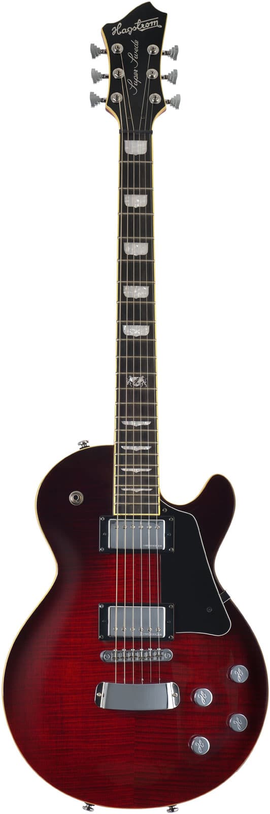 HAGSTROM SUPER SWEDE CRIMSON FLAME