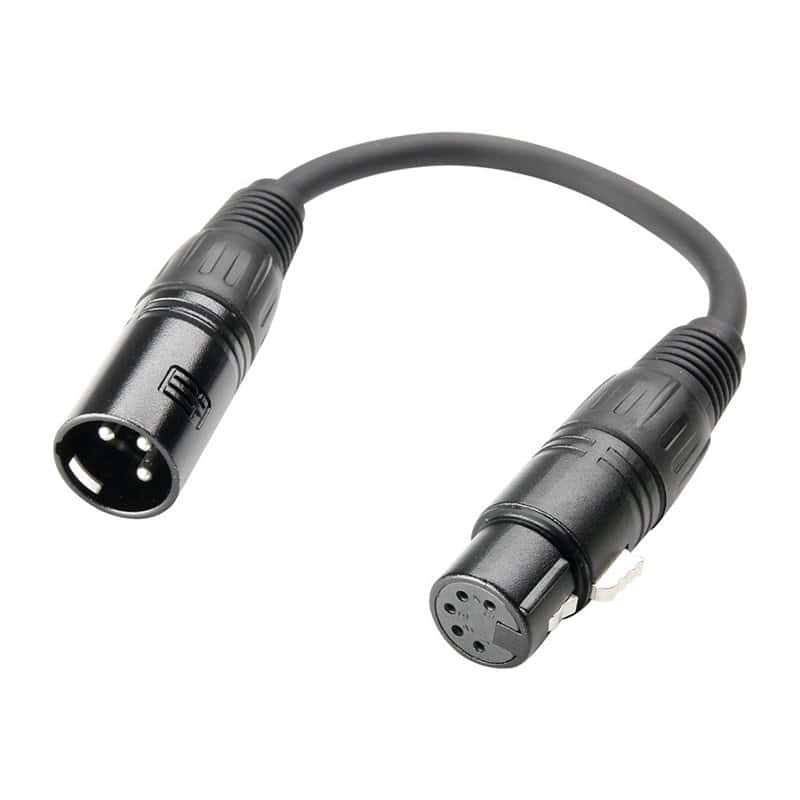 ADAM HALL ADAPTATEUR DMX XLR 5-POLES F VERS XLR 3-POLES M 0.2 M