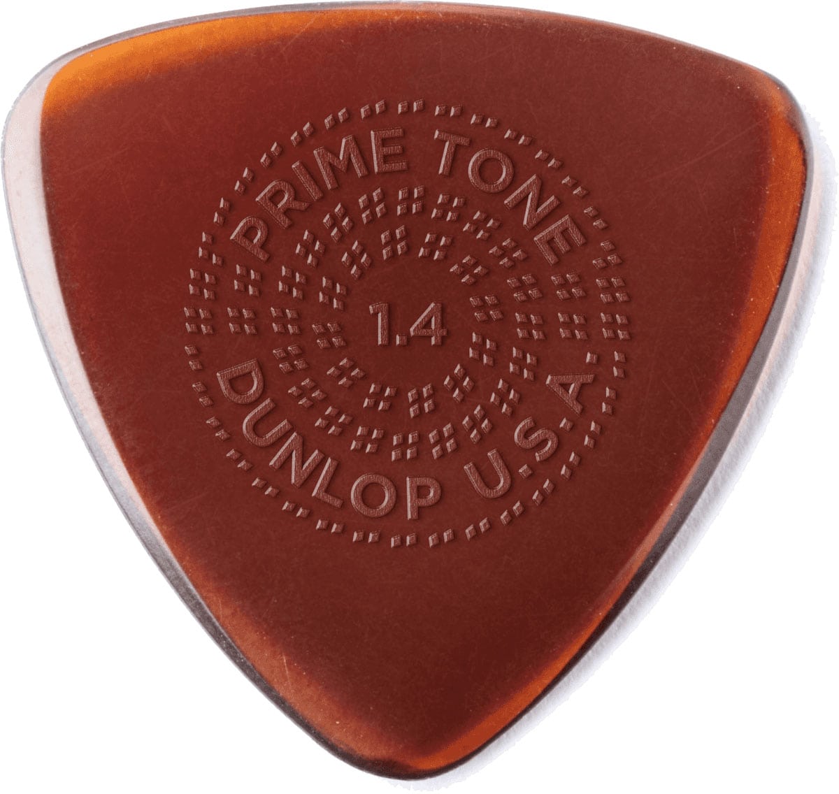 JIM DUNLOP MEDIATORS PRIMETONE SMALL TRIANGLE GRIP 1,4 MM PACK DE 12