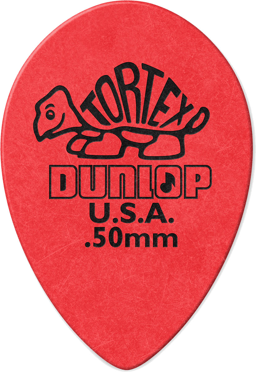 JIM DUNLOP MDIATOR TORTEX SMALL TEAR DROP 0,50MM SACHET DE 36