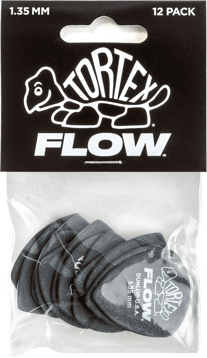 JIM DUNLOP TORTEX FLOW STANDARD 1,35MM SACHET DE 12