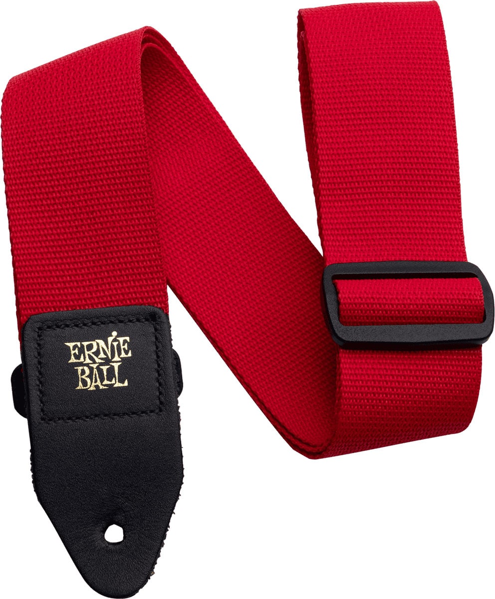 ERNIE BALL ACCESSORIES SANGLE GUITARE ROUGE