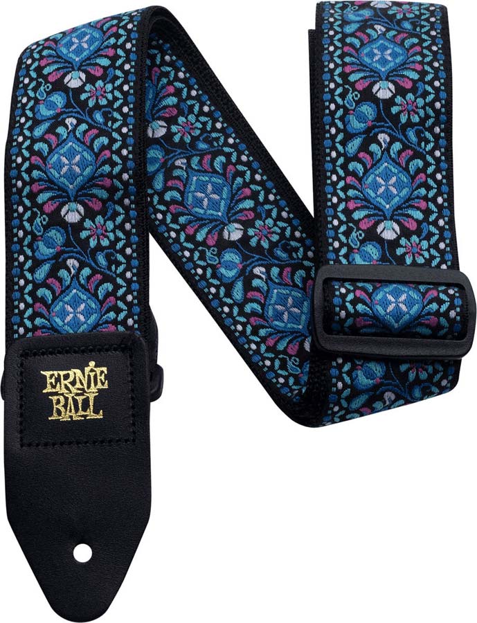 ERNIE BALL SANGLE JACQUARD INDIGO ORCHID