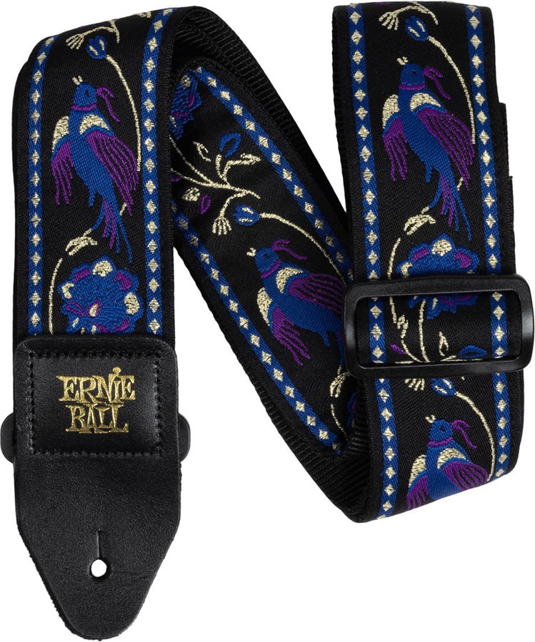 ERNIE BALL SANGLE JACQUARD PURPLE PLEASANT PHEASANT