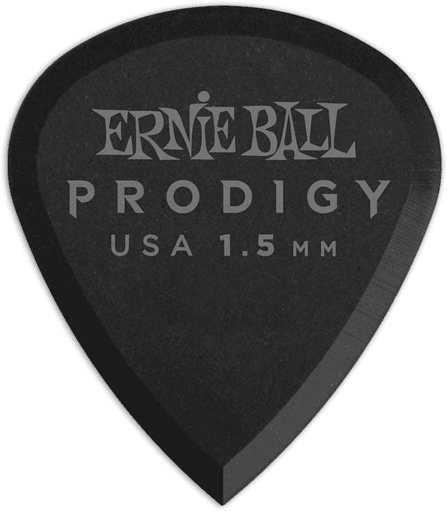 ERNIE BALL MEDIATORS PRODIGY SACHET DE 6 NOIR MINI 1,5MM