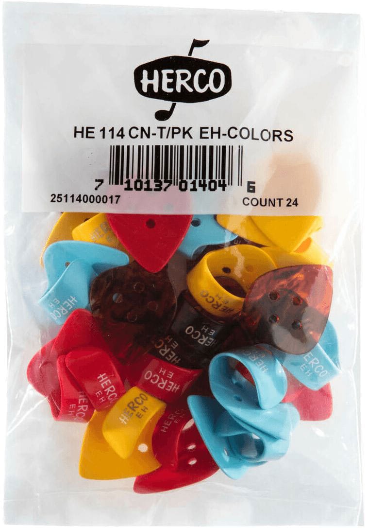 HERCO SACHET DE 24 MEDIATORS POUCE EXTRA HEAVY