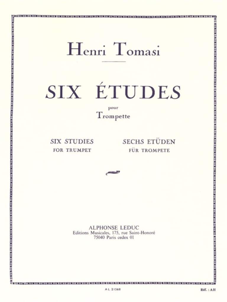 LEDUC TOMASI HENRI - SIX ETUDES POUR TROMPETTE