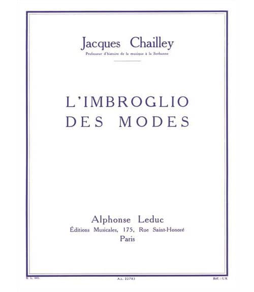 LEDUC CHAILLEY JACQUES - L'IMBROGLIO DES MODES