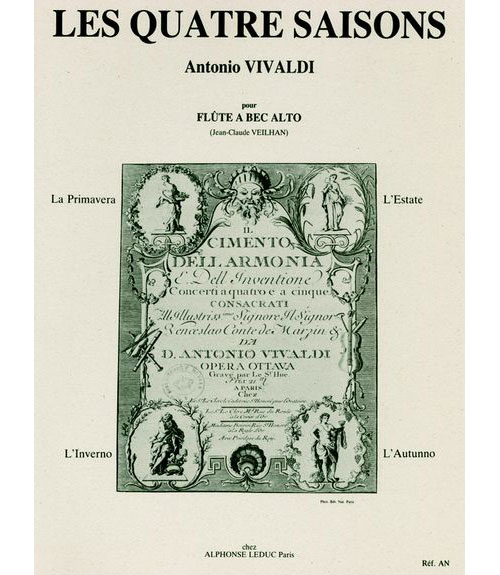 LEDUC VIVALDI A. / VEILHAN J.C. - LES 4 SAISONS - FLB ALTO 