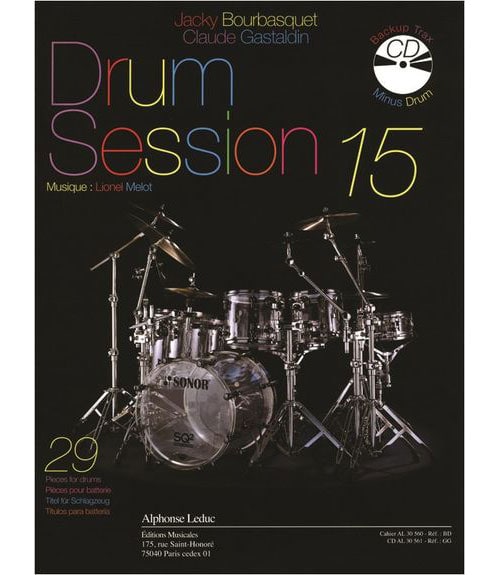 LEDUC BOURBASQUET/GASTALDIN - DRUM SESSION VOL.15 + CD 