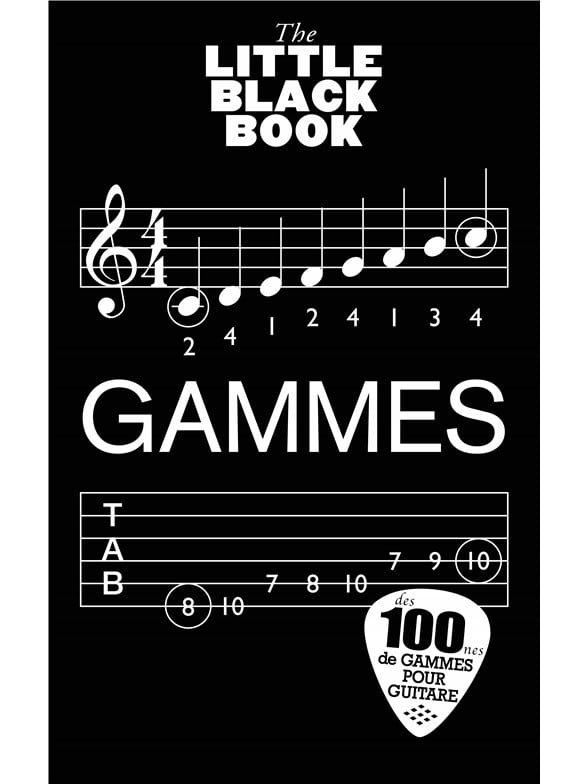 WISE PUBLICATIONS DICTIONNAIRE GAMMES GUITARE - LITTLE BLACK SONGBOOK - EDITION FRANCAISE 